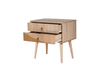 Bertoaria Sängbord 60x40 cm Brun - Hanah Home - Möbler - Bord & matgrupp - Avlastningsbord & sidobord - Sängbord & nattduksbord