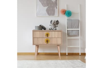 Bertoaria Sängbord 60x40 cm Brun - Hanah Home - Möbler - Bord & matgrupp - Avlastningsbord & sidobord - Sängbord & nattduksbord
