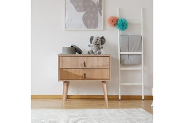 Bertoaria Sängbord 60x40 cm Brun - Hanah Home - Möbler - Bord & matgrupp - Avlastningsbord & sidobord - Sängbord & nattduksbord