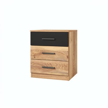 Sängbord Beta med 3 lådor - Mauvella ek - Möbler - Bord & matgrupp - Avlastningsbord & sidobord - Sängbord & nattduksbord