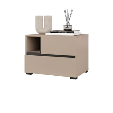 Sängbord Cross S med 2 lådor - Kongo - Möbler - Bord & matgrupp - Avlastningsbord & sidobord - Sängbord & nattduksbord