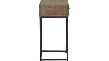 Sängbord Eiknor 60 cm - Brunlackad ek - Möbler - Bord & matgrupp - Avlastningsbord & sidobord - Sängbord & nattduksbord