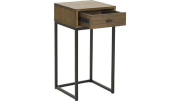 Sängbord Eiknor 60 cm - Brunlackad ek - Möbler - Bord & matgrupp - Avlastningsbord & sidobord - Sängbord & nattduksbord