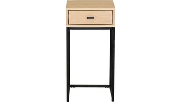 Sängbord Eiknor 60 cm - Vitpigmenterad ek - Möbler - Bord & matgrupp - Avlastningsbord & sidobord - Sängbord & nattduksbord