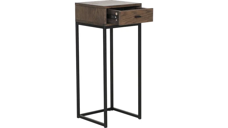 Sängbord Eiknor 75 cm - Brunlackad ek - Möbler - Bord & matgrupp - Avlastningsbord & sidobord - Sängbord & nattduksbord