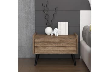 Sängbord Elspet 60 cm - Valnöt - Möbler - Bord & matgrupp - Avlastningsbord & sidobord - Sängbord & nattduksbord