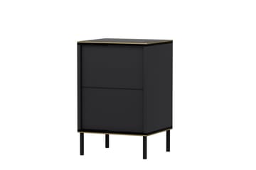 Sängbord Imaj 40x35 cm Antracit - Hanah Home - Möbler - Bord & matgrupp - Avlastningsbord & sidobord - Sängbord & nattduksbord