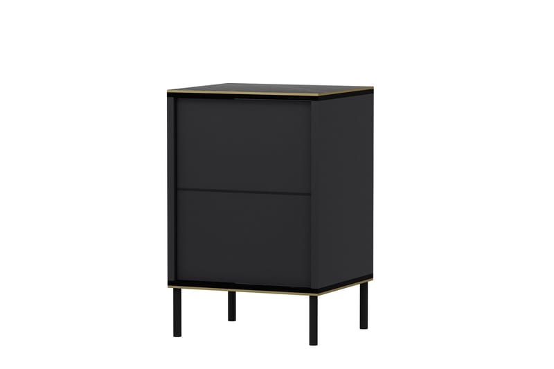 Sängbord Imaj 40x35 cm Antracit - Hanah Home - Möbler - Bord & matgrupp - Avlastningsbord & sidobord - Sängbord & nattduksbord