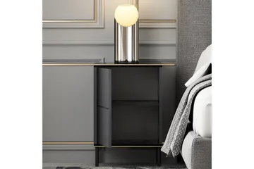 Imaj Sängbord 40x35 cm Antracit - Hanah Home - Möbler - Bord & matgrupp - Avlastningsbord & sidobord - Sängbord & nattduksbord