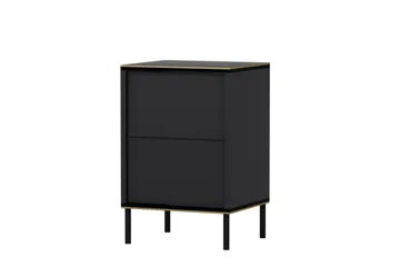 Imaj Sängbord 40x35 cm Antracit - Hanah Home - Möbler - Bord & matgrupp - Avlastningsbord & sidobord - Sängbord & nattduksbord