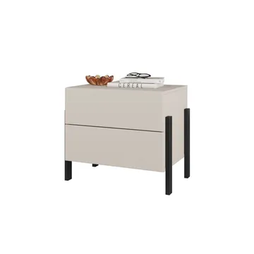 Sängbord Jukon S med 2 Lådor - Möbler - Bord & matgrupp - Avlastningsbord & sidobord - Sängbord & nattduksbord