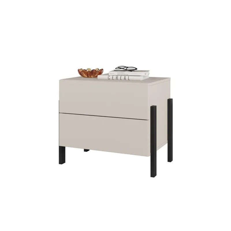 Sängbord Jukon S med 2 Lådor - Möbler - Bord & matgrupp - Avlastningsbord & sidobord - Sängbord & nattduksbord