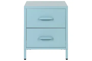 Sängbord Malavi Blå - Blå - Möbler - Bord & matgrupp - Avlastningsbord & sidobord - Sängbord & nattduksbord