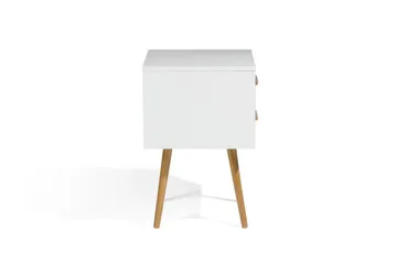 Alabama Sängbord 40 cm - Vit - Möbler - Bord & matgrupp - Avlastningsbord & sidobord - Sängbord & nattduksbord