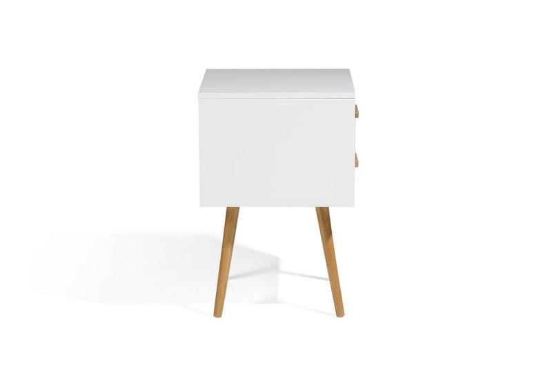 Alabama Sängbord 40 cm - Vit - Möbler - Bord & matgrupp - Avlastningsbord & sidobord - Sängbord & nattduksbord