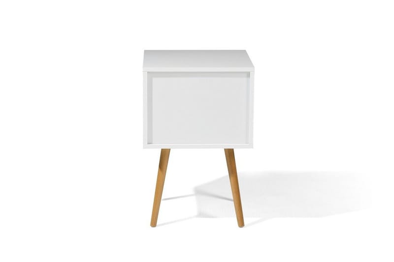 Alabama Sängbord 40 cm - Vit - Möbler - Bord & matgrupp - Avlastningsbord & sidobord - Sängbord & nattduksbord