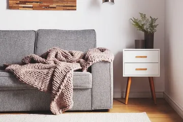 Alabama Smalt Kvadratiskt Sängbord 40 cm med Förvaring och Lådor i Trä - Vit - Möbler - Bord & matgrupp - Avlastningsbord & sidobord - Sängbord & nattduksbord