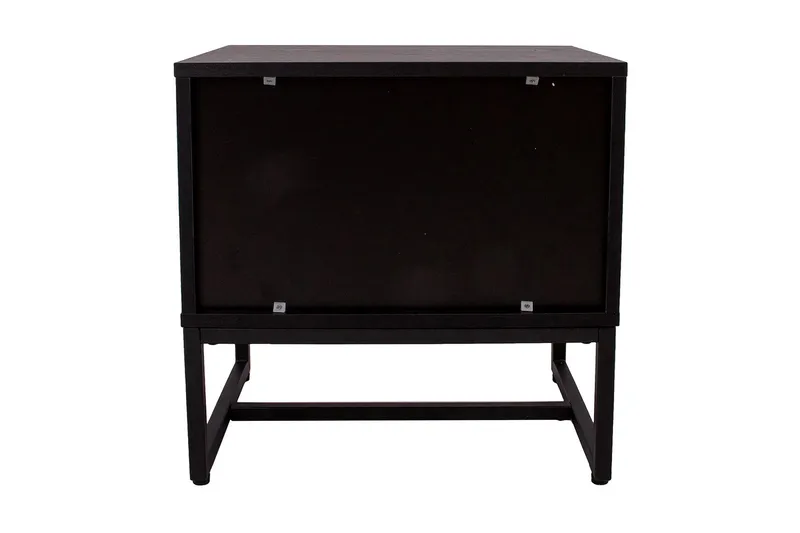 Amsterdam Sängbord Ek/Svart - Möbler - Bord & matgrupp - Avlastningsbord & sidobord - Sängbord & nattduksbord