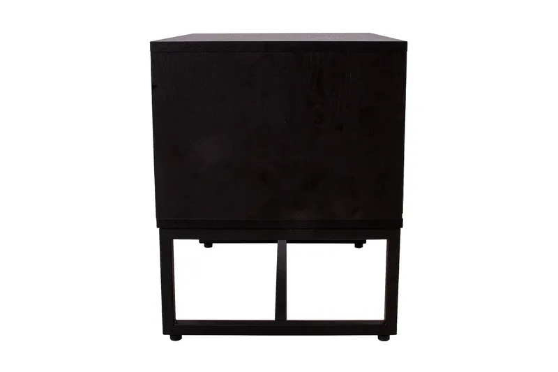 Amsterdam Sängbord Ek/Svart - Möbler - Bord & matgrupp - Avlastningsbord & sidobord - Sängbord & nattduksbord