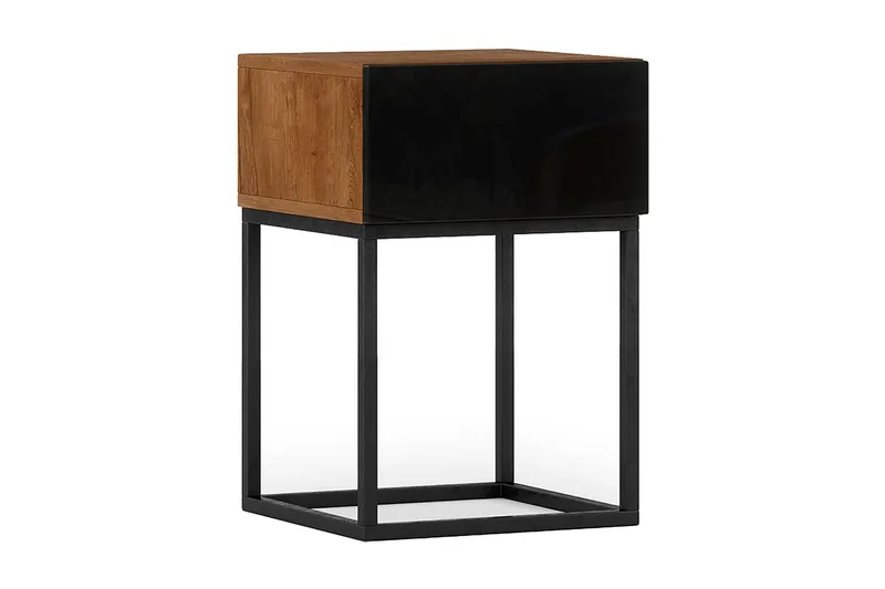 Aneja Sängbord 40 cm, Svart