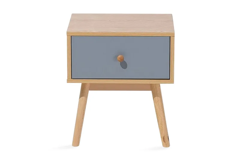 Arvada Sängbord 40 cm med Förvaring Låda, Brun