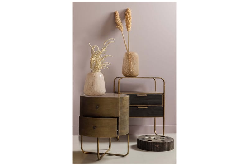 Astranna Sängbord 39 cm - Antik Mässing - Möbler - Bord & matgrupp - Avlastningsbord & sidobord - Sängbord & nattduksbord