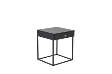 Bakal Sängbord 43 cm med Förvaring Låda - Svart - Möbler - Bord & matgrupp - Avlastningsbord & sidobord - Sängbord & nattduksbord