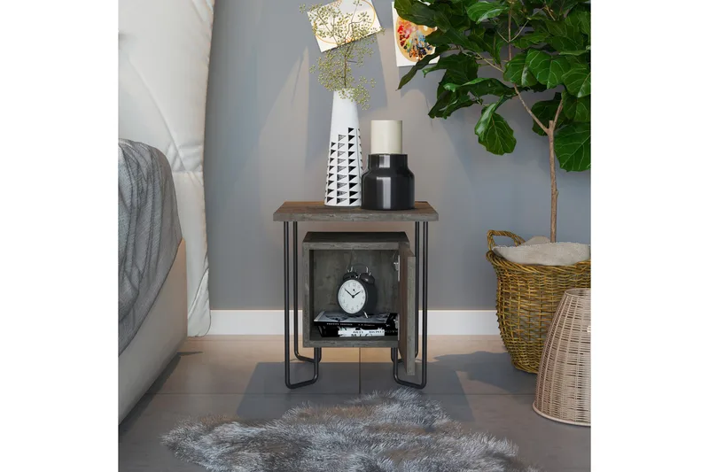 Berghagen Sängbord - Brun - Möbler - Bord & matgrupp - Avlastningsbord & sidobord - Sängbord & nattduksbord