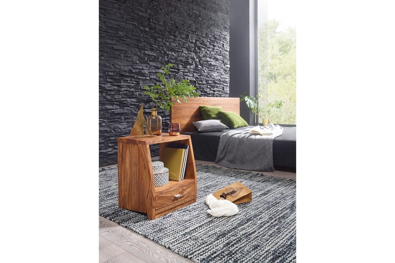 Bielss Sängbord 45 cm med Förvaring Låda + Hylla - Möbler - Bord & matgrupp - Avlastningsbord & sidobord - Sängbord & nattduksbord