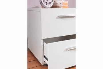 Byrå/Sängbord Ferreira 40 cm - Vit - Möbler - Bord & matgrupp - Avlastningsbord & sidobord - Sängbord & nattduksbord