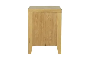 Chamba Sängbord 50 cm i Trä med Förvaring och Lådor - Träfärgad - Möbler - Bord & matgrupp - Avlastningsbord & sidobord - Sängbord & nattduksbord