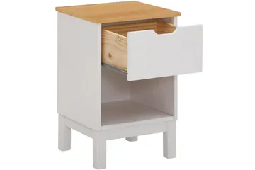 Crotone Sängbord 38 cm - Vit - Möbler - Bord & matgrupp - Avlastningsbord & sidobord - Sängbord & nattduksbord