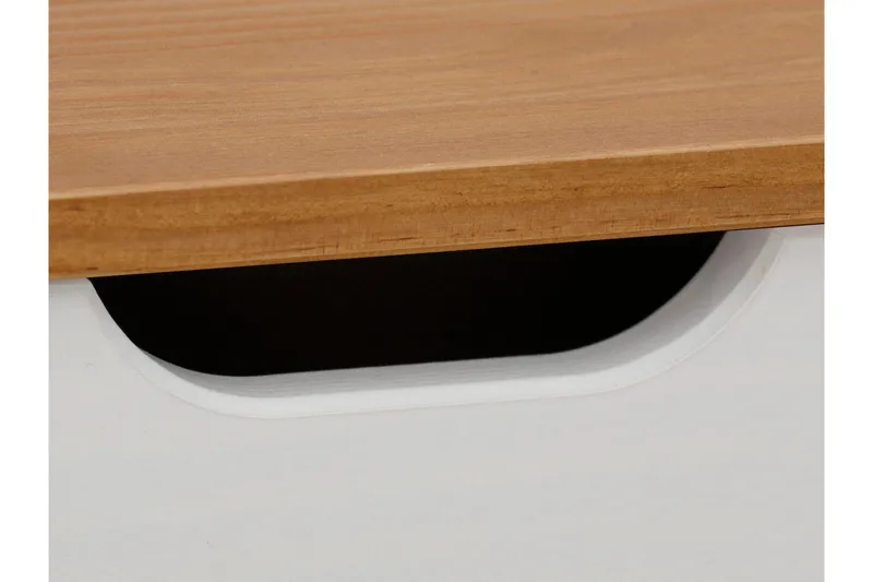 Crotone Sängbord 38 cm - Vit - Möbler - Bord & matgrupp - Avlastningsbord & sidobord - Sängbord & nattduksbord