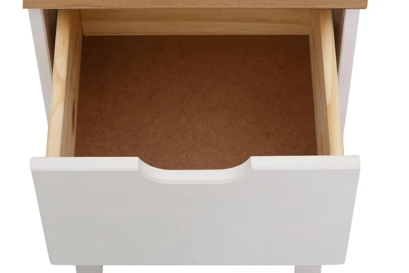 Crotone Sängbord 38 cm - Vit - Möbler - Bord & matgrupp - Avlastningsbord & sidobord - Sängbord & nattduksbord