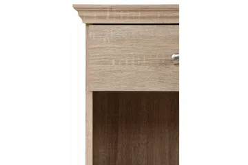 Dareia Sängbord 45 cm med Förvaring Låda + Hylla - Brun - Möbler - Bord & matgrupp - Avlastningsbord & sidobord - Sängbord & nattduksbord