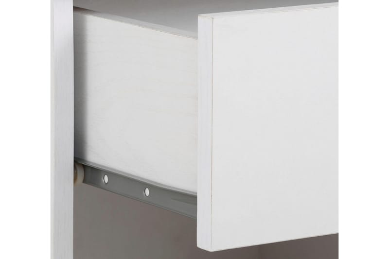 Dareia Sängbord 45 cm - Vit/Brun - Möbler - Bord & matgrupp - Avlastningsbord & sidobord - Sängbord & nattduksbord