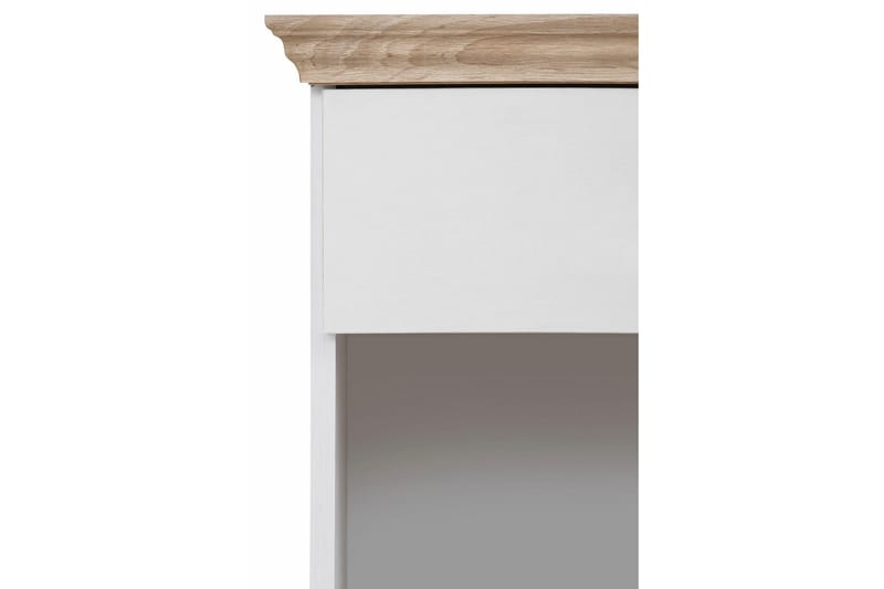 Dareia Sängbord 45 cm - Vit/Brun - Möbler - Bord & matgrupp - Avlastningsbord & sidobord - Sängbord & nattduksbord