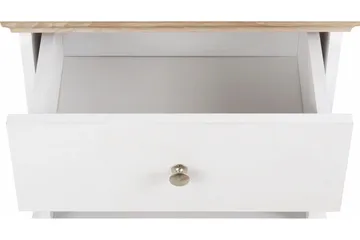 Dareia Sängbord 45 cm - Vit/Brun - Möbler - Bord & matgrupp - Avlastningsbord & sidobord - Sängbord & nattduksbord