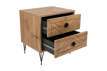 Dasina Sängbord 50 cm - Natur - Möbler - Bord & matgrupp - Avlastningsbord & sidobord - Sängbord & nattduksbord