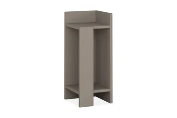 Decorta Sängbord 27 cm med Förvaring Hyllor + Luckor Höger - Brun - Möbler - Bord & matgrupp - Avlastningsbord & sidobord - Sängbord & nattduksbord