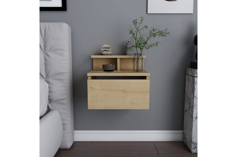 Desgrar Sängbord 39,8x35 cm - Brun - Möbler - Bord & matgrupp - Avlastningsbord & sidobord - Sängbord & nattduksbord