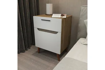 Desgrar Sängbord 45x63 cm - Vit - Möbler - Bord & matgrupp - Avlastningsbord & sidobord - Sängbord & nattduksbord