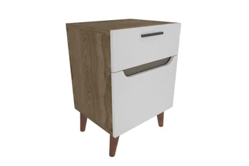 Desgrar Sängbord 45x63 cm - Vit - Möbler - Bord & matgrupp - Avlastningsbord & sidobord - Sängbord & nattduksbord