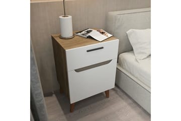 Desgrar Sängbord 45x63 cm - Vit - Möbler - Bord & matgrupp - Avlastningsbord & sidobord - Sängbord & nattduksbord