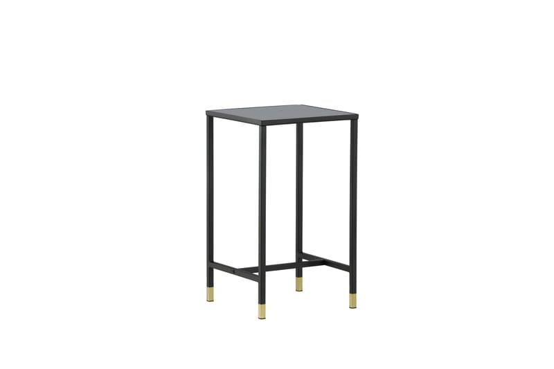 Dipp Sängbord 40 cm Marmormönster - Glas/Svart/Grå - Möbler - Bord & matgrupp - Avlastningsbord & sidobord - Sängbord & nattduksbord