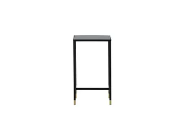 Dipp Sängbord 40 cm Marmormönster - Glas/Svart/Grå - Möbler - Bord & matgrupp - Avlastningsbord & sidobord - Sängbord & nattduksbord