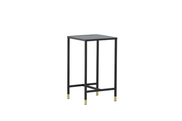 Dipp Sängbord 40 cm Marmormönster - Glas/Svart/Grå - Möbler - Bord & matgrupp - Avlastningsbord & sidobord - Sängbord & nattduksbord