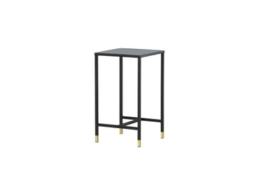 Dipp Sängbord 40 cm Marmormönster - Glas/Svart/Grå - Möbler - Bord & matgrupp - Avlastningsbord & sidobord - Sängbord & nattduksbord