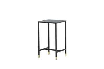 Dipp Sängbord 40 cm Marmormönster - Glas/Svart/Grå - Möbler - Bord & matgrupp - Avlastningsbord & sidobord - Sängbord & nattduksbord