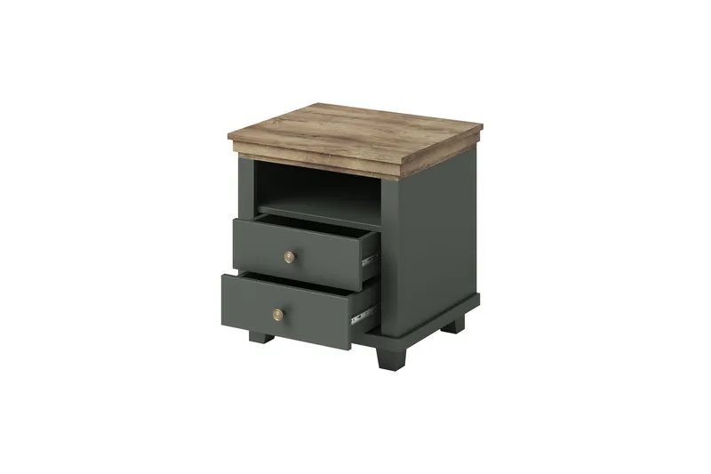 Doade Sängbord 62x200 cm - Grön|Natur - Möbler - Bord & matgrupp - Avlastningsbord & sidobord - Sängbord & nattduksbord